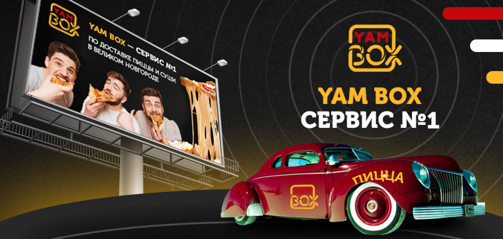 О Компании - Yam Box – бесплатная доставка вкусных суши, пиццы и Вок на дом  и в офис.